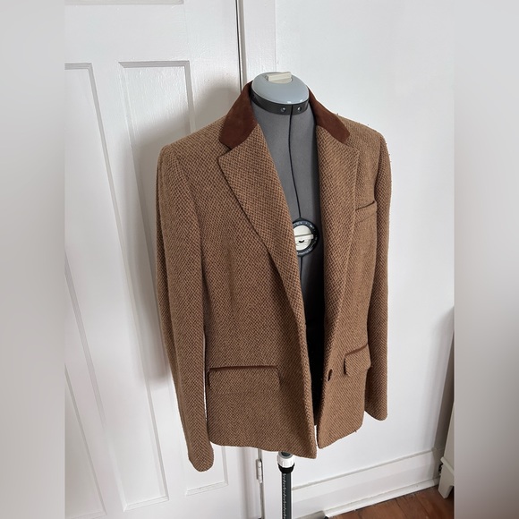 LRL Ralph Lauren Vintage Women’s Equestrian Blazer with Suede Trim - Picture 3 of 10